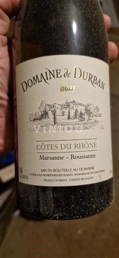 Rhônevallei Côtes-du-rhône Domaine Durban 2022