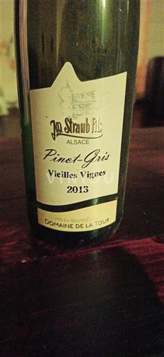 Alsácia Jp. Straub Fils Vieilles Vignes 2013