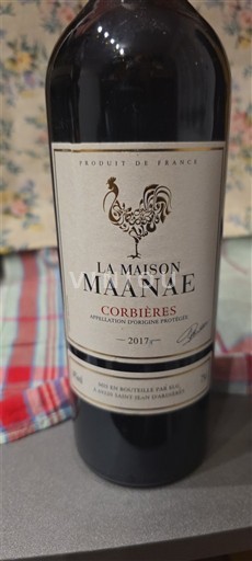 Langvedok Corbières La Maison Maanae 2017