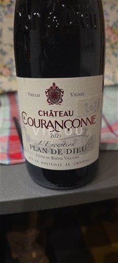 Valle del Rodano Non specificato Château Courançonne L'Exception Vieilles Vignes 2023