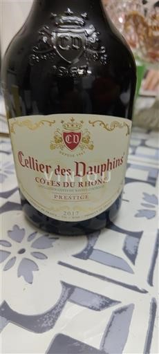 Vinhos Rouge sec Prestige Cellier des Dauphins 2017 França Vale do Ródano Côtes-do-Ródano AOC