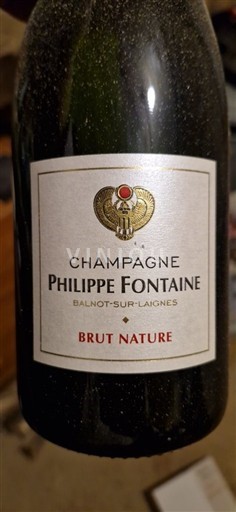 Champagne Sâm-panh Philippe Fontaine Brut Nature Không niên vụ