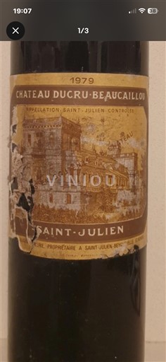 Bordeaux Saint-Julien Grand Cru Château Cru-Beaucaillou 1979