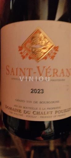 Burgundy Saint-Véran Domaine Chalet Pouilly 2023