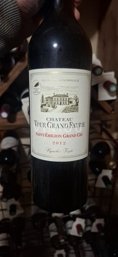 Bordeaux Saint-Émilion Grand Cru Grand Cru Château Tour Grand Faurie 2012