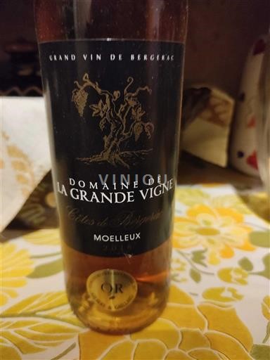 Tây Nam Côtes-de-bergerac Domaine La Grande Vigne 2019