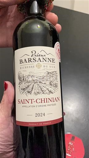 Langvedok Saint-Chinian Prieur Barsanne 2024