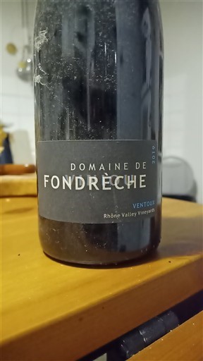 Viner Rouge sec Domaine Fondrèche 2019 Frankrike Rhônedalen Ventoux AOC