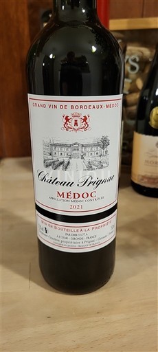 Bordeaux Médoc Château Prignac 2021