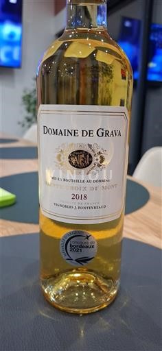 Bordeaux Sainte-Croix-Du-Mont Domaine Grava 2018