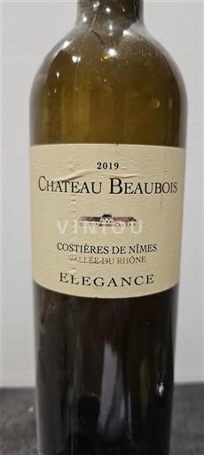 Valle del Rodano Costières di Nîmes Château Beaubois Élégance 2019