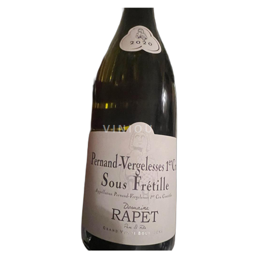 Burgundija Pernand-Vergelesses Premier Cru Domaine Rapet Père & Fils Sous Frétille 2020