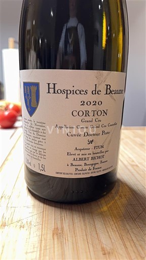 Borgonha Corton Grand Cru Hospices de Beaune Docteur Peste 2020