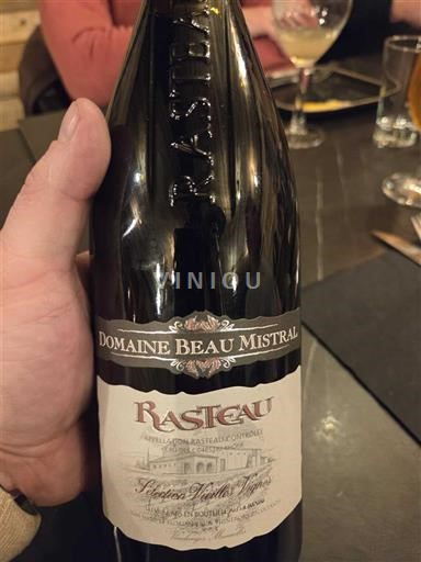 Valle del Rodano Rasteau Domaine Beau Mistral Héritiers Vieilles Vignes 2022