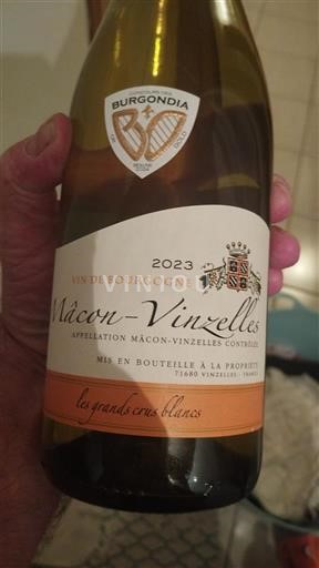 Burgundy Mâcon and Mâcon-Villages Tébéo Vinselles les grands crus blancs 2023
