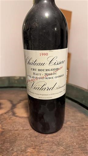 Bordeaux Haut-Médoc Château Cissac 1990