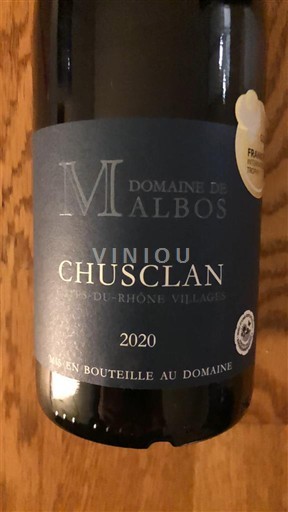 Vallée du Rhône Côtes-du-rhône-villages Domaine Malbos 2020