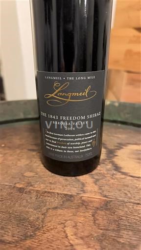 Austrália Meridional Vale do Barossa Langmeil The 1843 Freedom Shiraz 2008