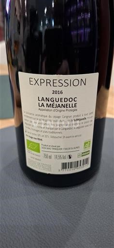 Langvedok Languedoc La Mejanelle Expression 2016