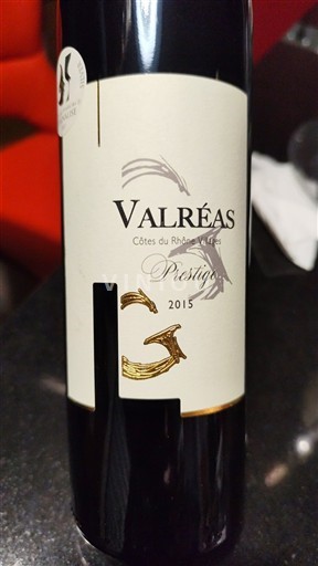 Vale do Ródano Não especificado Valréas Prestige 2015