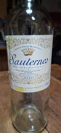 Bordeaux Sauternes Dulong 2010