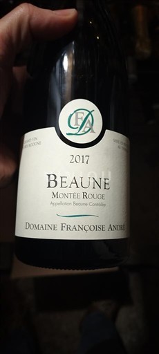 Borgogna Beaune Domaine Françoise André Montée Rouge 2017
