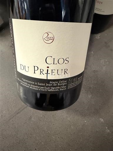 Languedoc in Roussillon Saint-Guilhem-le-Désert Clos du Prieur 2022