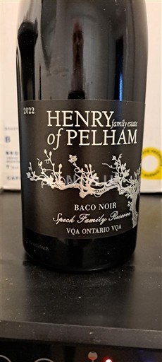 Ontario Unspecified Henry of Pelham Speck Family Reserve 2022