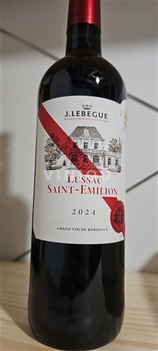 Bordeaux Lussac-Saint-Émilion J. Lebègue 2024