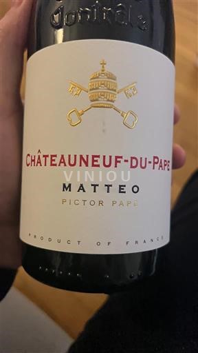 Údolí Rhôny Châteauneuf-du-Pape Matteo Pictor Pape 2023