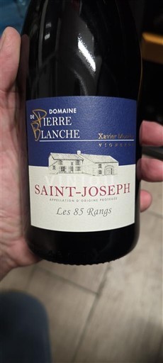 Rhônedalen Saint-Joseph Domaine Pierre Blanche Les 85 Rangs 2023