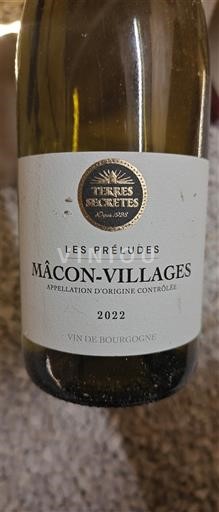 Burgundy Mâcon and Mâcon-Villages Vignerons des Terres Secrètes Les Préludes 2022