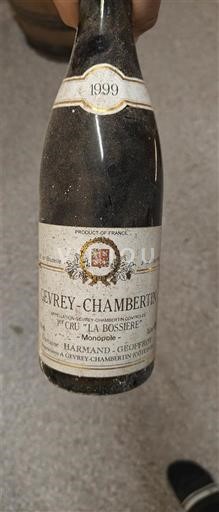 Borgonha Gevrey-chambertin Premier Cru Harmand-Geoffroy La Bossière Monopole 1999