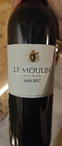 Tây Nam Cahors Le Moulin Grès Rouges 2015