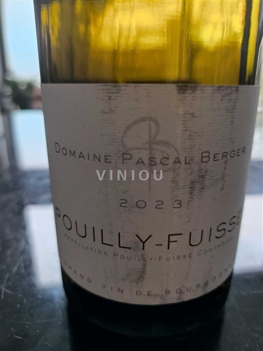 Burgundy Pouilly-Fuissé Domaine Pascal Berger 2023