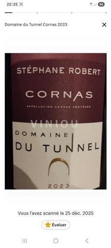 Thung lũng Rhône Cornas Domaine Tunnel 2023