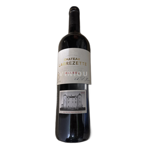 Lounais-Ranska Cahors Château Lagrézette Cru d'Exception 2007
