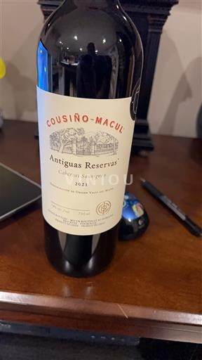 Vin Rouge sec Antiguas Reservas Cousiño-Macul 2021 Чиле Dolina Maipo Маипо Алто