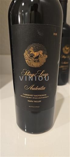 Каліфорнійські AVA Стегс Ліп Дистрикт Stags' Leap Audentia 2018