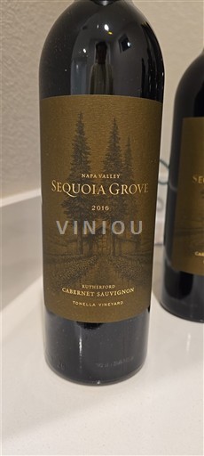 Vùng trồng nho được cấp phép California Rutherford Sequoia Grove Tonella Vineyard 2016