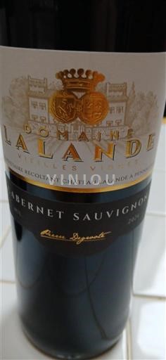 Bordeaux Château Lalande Cabernet Sauvignon Ikke årgangsbestemt