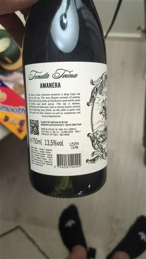 Sicilia Tenuta Tavàs Amanera Sin añada