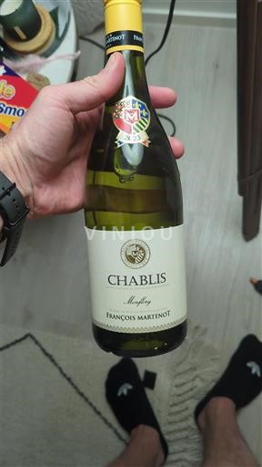 Vine Blanc sec Montsaye François Martenot 2023 Frankrig Bourgogne Chablis AOC