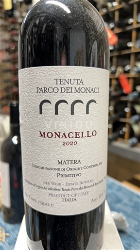 Basilicate Matera Tenuta Parco dei Monaci Monacello 2020