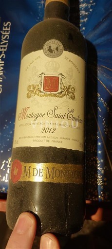Burdeos Montagne-Saint-Émilion M de Montagne 2012