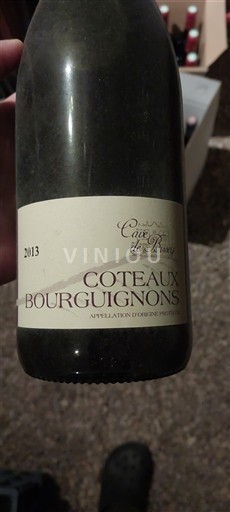 Bourgogne Coteaux bourguignons Cave de Buxy 2013