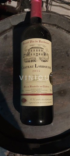Bordeaux Blaye-Côtes-de-Bordeaux Château Labrousse 2015