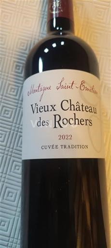 Bordeaux Montagne-saint-émilion Château Vieux Château des Rochers Tradition 2022