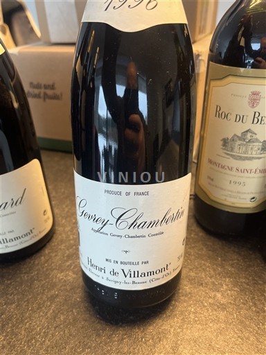 Vina Rouge sec Henri de Villamont 1996 Francija Burgundija Gevrey-chambertin AOC