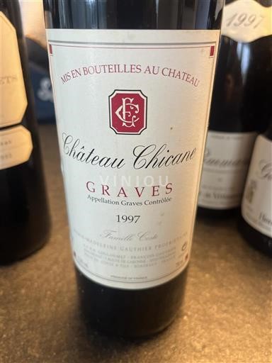 Bordeaux Graves Château Chicanne 1997